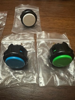 (Nuevo) Pack 6 Pulsadores Arcade Sanwa OBSF30