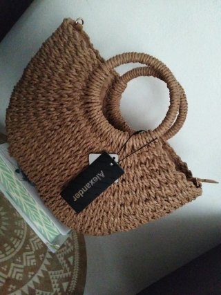 Bolso de paja Alexander