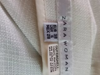 Pantalón blanco de lino vestir