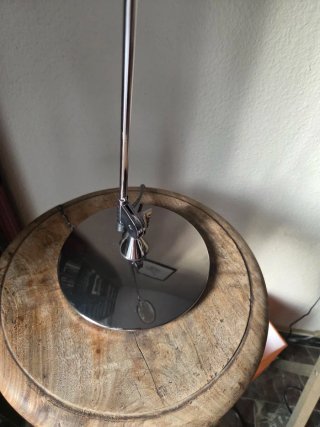 Lámpara FASE Plata Metal