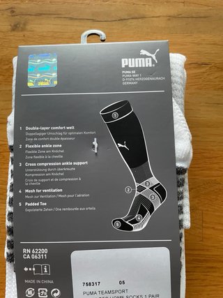 Calcetines Fútbol PUMA Knee High Talla 43-46