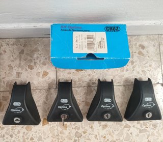 Kit antirrobo Cruz Optima para barras de techo
