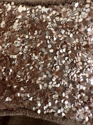 Sandalias Corina tacón 3cm ante y brillos T37