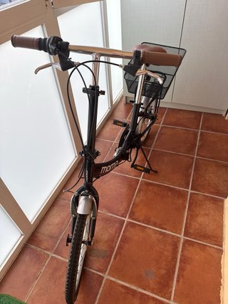 Bicicleta Moma Plegable con Cesta