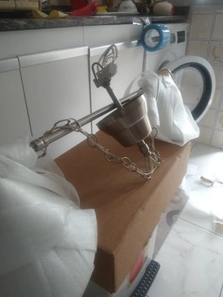 Lámpara de techo con dos plafones