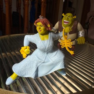 Lote Shrek y Fiona + Roca DreamWorks