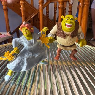 Lote Shrek y Fiona + Roca DreamWorks