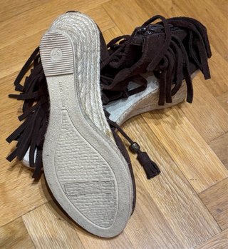 Sandalias Fosco Ante Marrón