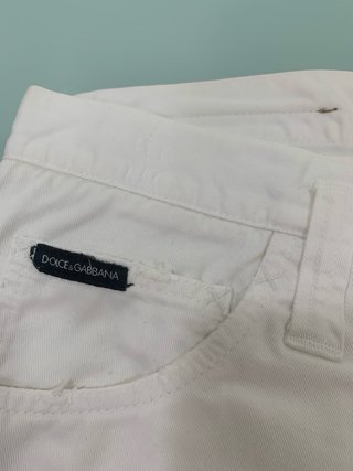 Vaqueros Dolce & Gabbana blancos