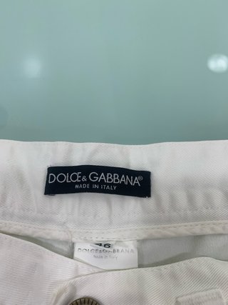 Vaqueros Dolce & Gabbana blancos
