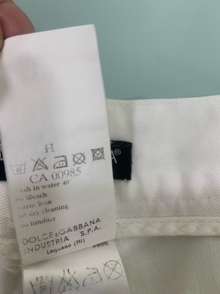Vaqueros Dolce & Gabbana blancos