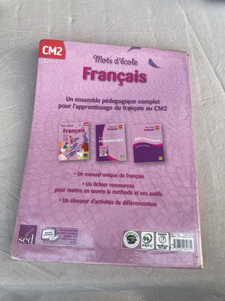 Libro de Francés CM2 - Ediciones SED