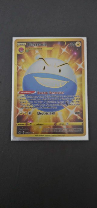 Carta Pokémon Electrode 222/198