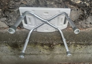 Silla Ducha Bañera Metal y Plástico