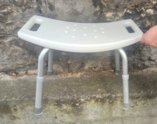 Silla Ducha Bañera Metal y Plástico