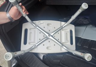 Silla Ducha Bañera Metal y Plástico