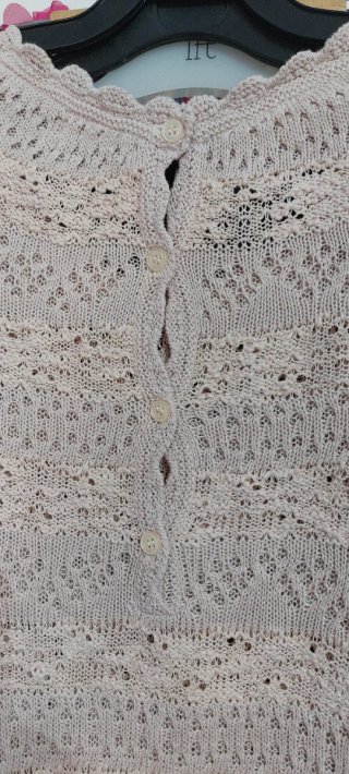 Vestido rosa manga 3/4 T40-42