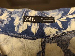 Bermuda Zara Estampada Talla S