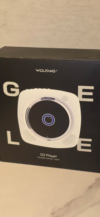 Reproductor CD Portátil WOLFANG Bluetooth