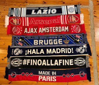 Bufandas de equipos de fútbol