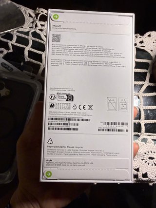 iPhone 17 256GB nero- Mai Aperto