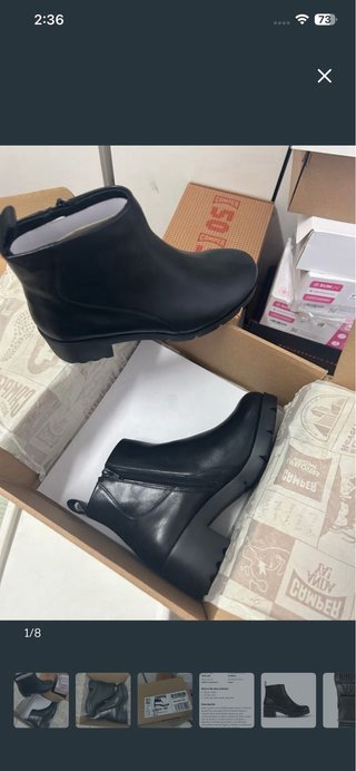 Botines negros de tacón  NUEVO