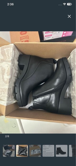 Botines negros de tacón  NUEVO