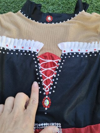 Body ginnastica ritmica con accessori