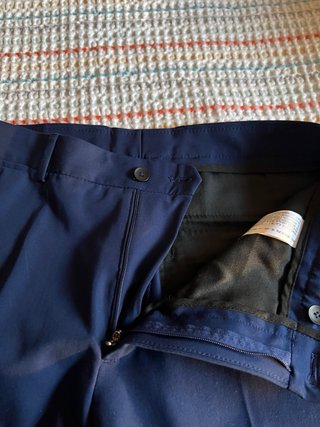 Pantalon de traje azul marino