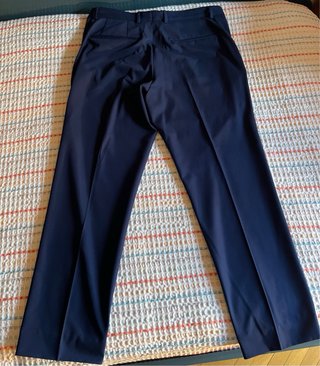 Pantalon de traje azul marino