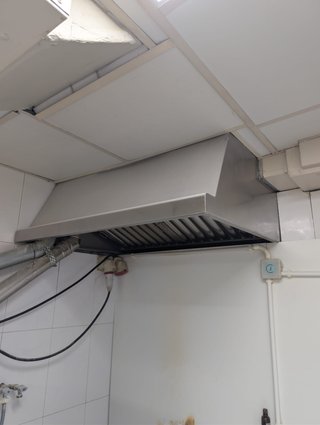 Campana extractora industrial acero inoxidable