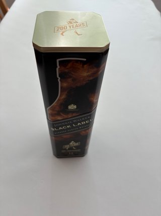 Lata commemorativa Johnnie Walker Black Label 200 Anni