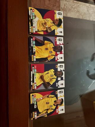4 Cromos Panini Héroe Ecuador