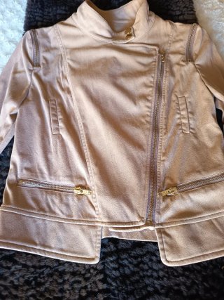 Chaqueta Biker Beige Verano