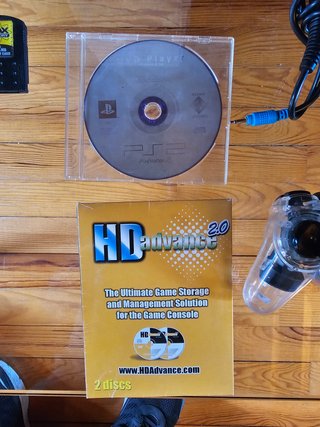Lote PS2 con HDD, juegos y accesorios