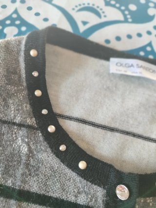 Olga Santoni cárdigan lana merino talla 46