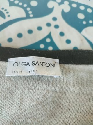 Olga Santoni cárdigan lana merino talla 46