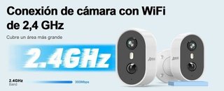 Cámara Vigilancia Anran con Panel Solar