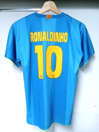Camiseta FC Barcelona 07/08 Ronaldinho Talla M