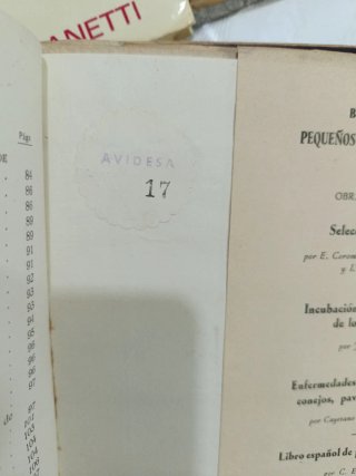 Lote 5 libros vintage colección AVIDESA Luis Suñer