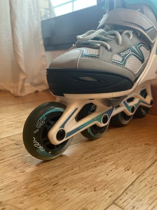 Pack de patinaje infantil turquesa OXELO