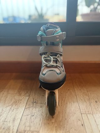 Pack de patinaje infantil turquesa OXELO