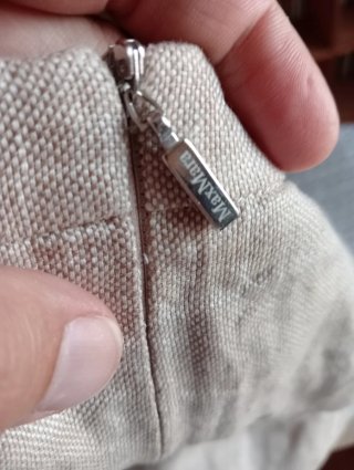 Gonna Max Mara lino beige