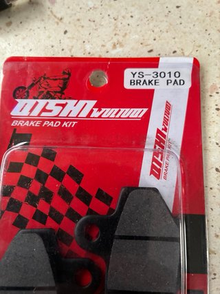 Pastillas Freno Scooter 125cc