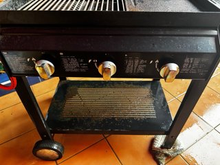 Barbacoa de gas grande