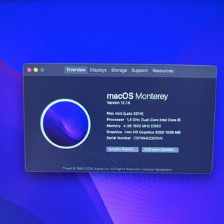 Mac mini 2014 SSD 500GB + Teclado Logitech K400+
