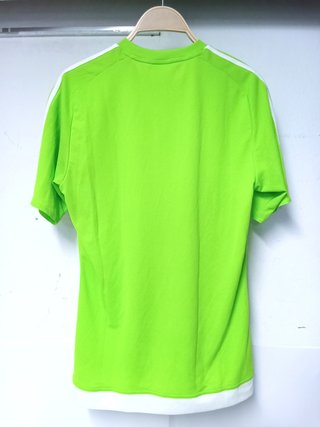 Camiseta técnica Adidas verde manga corta