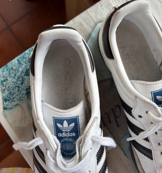 Adidas Samba Blancas y Beige