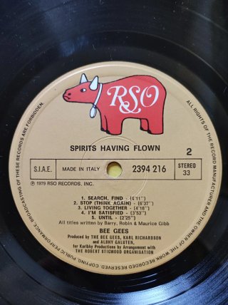 LP vinile Bee Gees - Spirits Having Flown - 1979