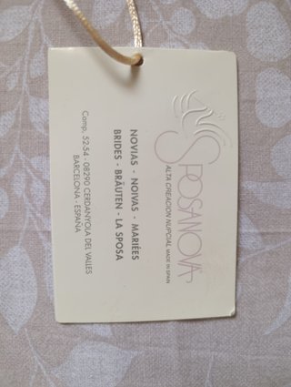 Vestido de Novia Sposanova Encaje Talla 42